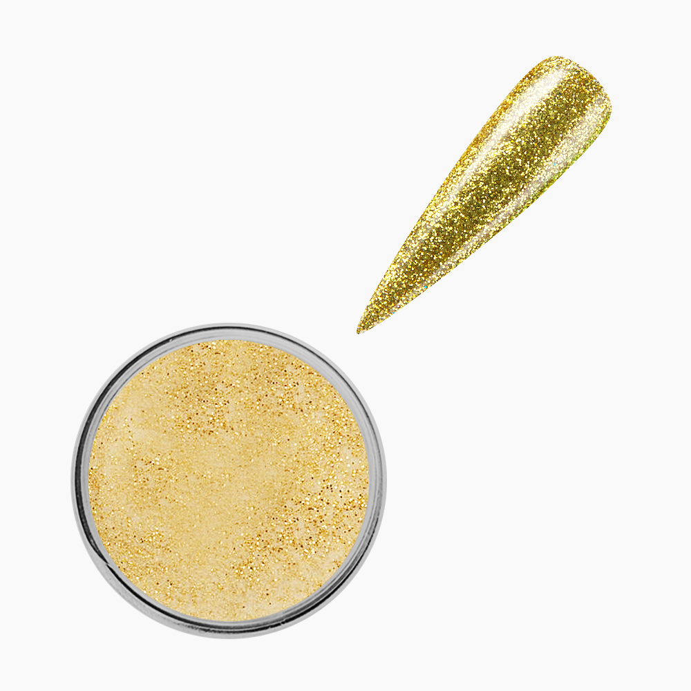 Gold Shimmers #29 - Acrylic & Dip Powder