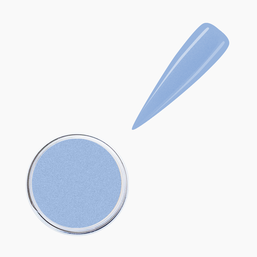 Sky Blue #19 - Acrylic & Dip Powder
